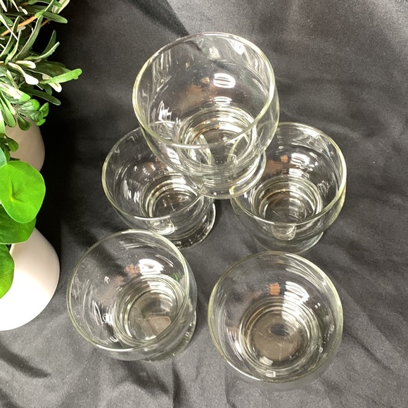 5 Vintage Federal Double Old Fashioned Whiskey Swedish Rocks Glasses - Picture 4 of 7